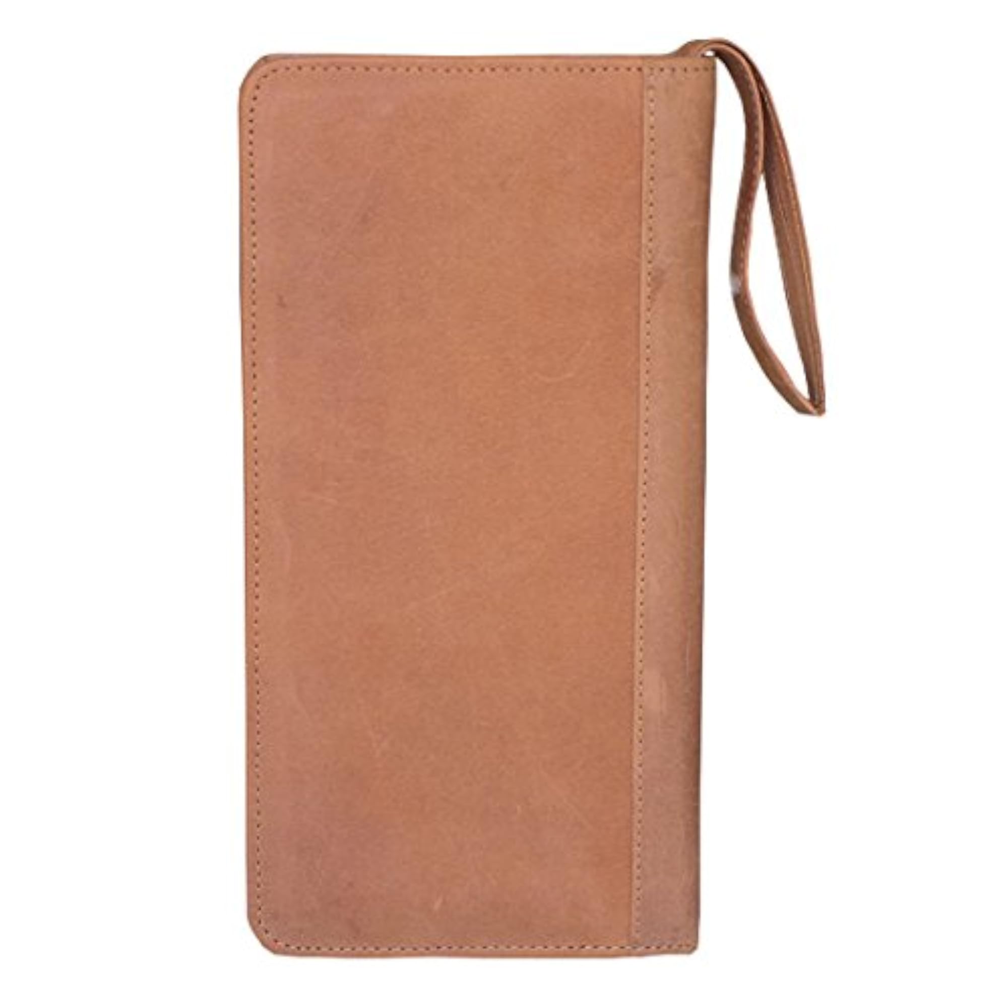 Style Shoes Tan Leather Passport Holder